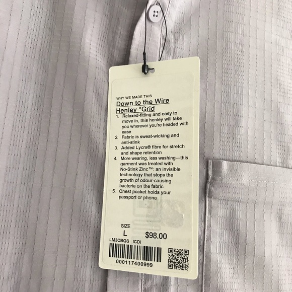 Lululemon down to the wire Henley L - Picture 2 of 4